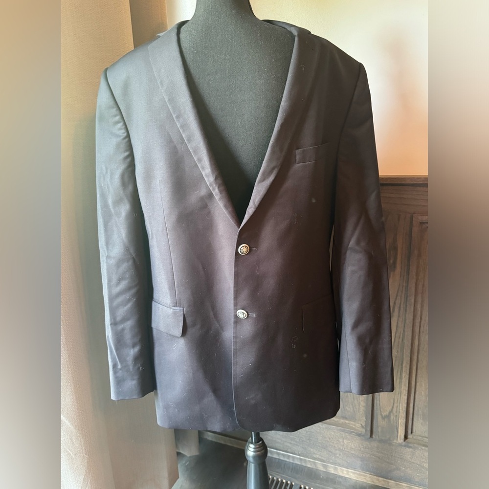 BYTOM men’s black blazer Euc 23” pit to pit
